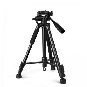 KINGJOY lightweight flip lock video tripod VT-860 with Three-way head