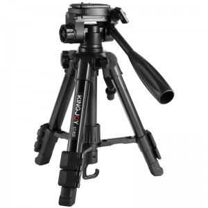 KINGJOY lightweight flip lock video tripod VT-850 with Three-way head