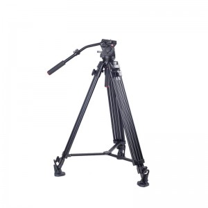 Kingjoy Professional Video Tripod, heavy Duty Tripod System VT-3500 with 360-Degree Panoramic Fluid Head VT-3530