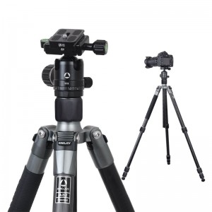 Kingjoy A82 lightweight Carbon Fiber Tripod with T11 Low Profile Ball Head