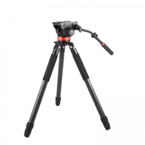 Kingjoy Professional Flexible Carbon Fiber Video Camera Tripod K4207