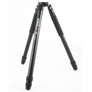 Kingjoy aluminum tripod stand handle for digital camera with fluid head for photo K5007