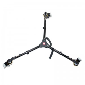 Kingjoy professional Heavy duty three wheels video tripod dolly slider VX-600 other tripod accessories