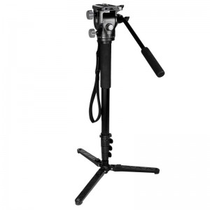 KINGJOY Camera Monopod Alpenstock, Aluminum Flip Lock Video Monopod for Camera with 1/4