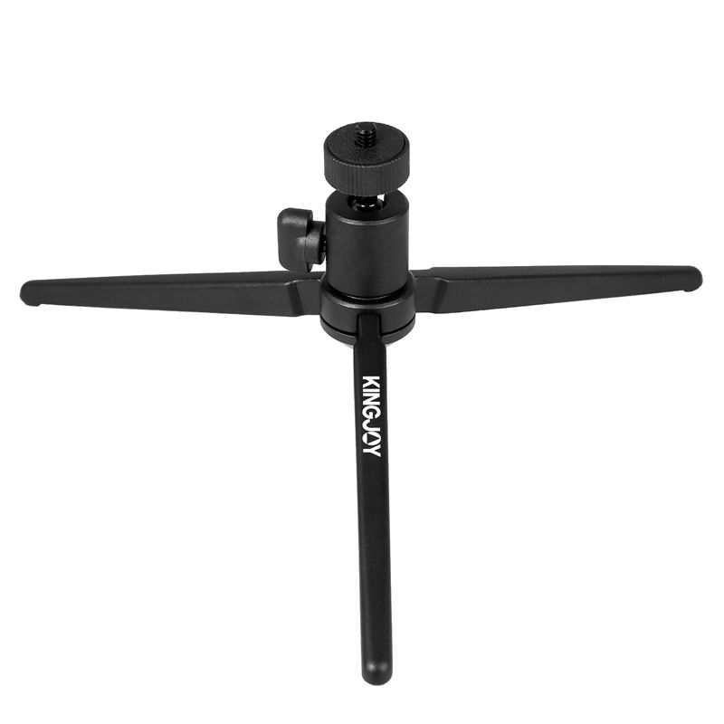 KINGJOY Mini Aluminum Tabletop Camera Photo Tripod M5 with 360 Degree Rotating Ball Head